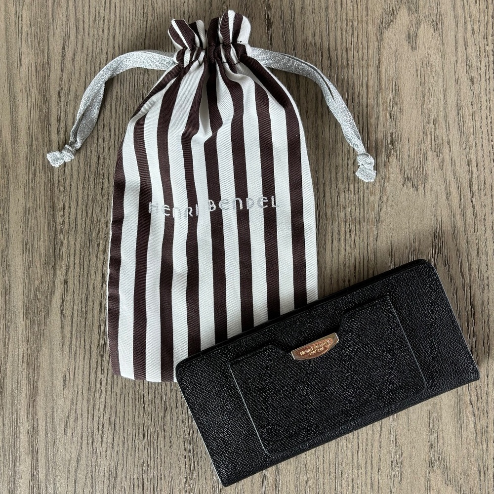 Henri Bendel Credit Card Leather Wallet